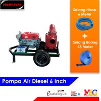 Pompa Air Diesel 6 Inch + Selang (MEG1122S)